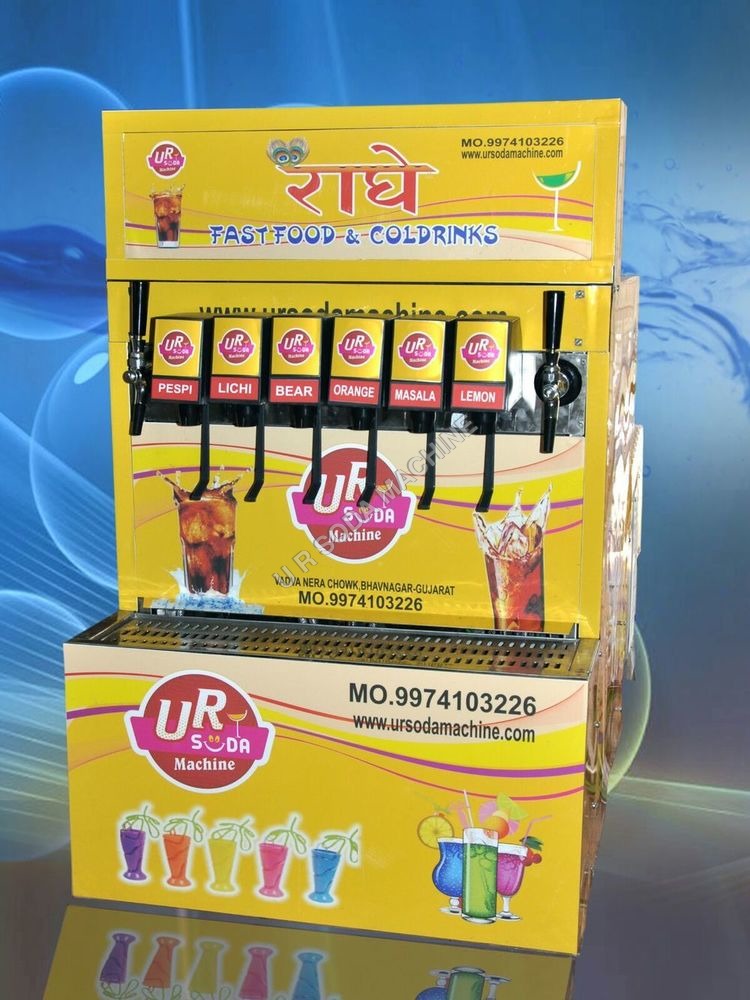 स्वचालित 6+2 सोडा वेंडिंग मशीन हैदराबाद