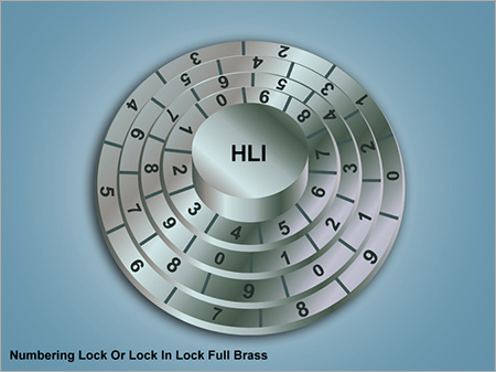 Combination Locks - Full Brass Body, Chrome Plated, Silver Glossy & Matte Finish, High Security Level, 9999 Unique Code Combinations, Round Shape