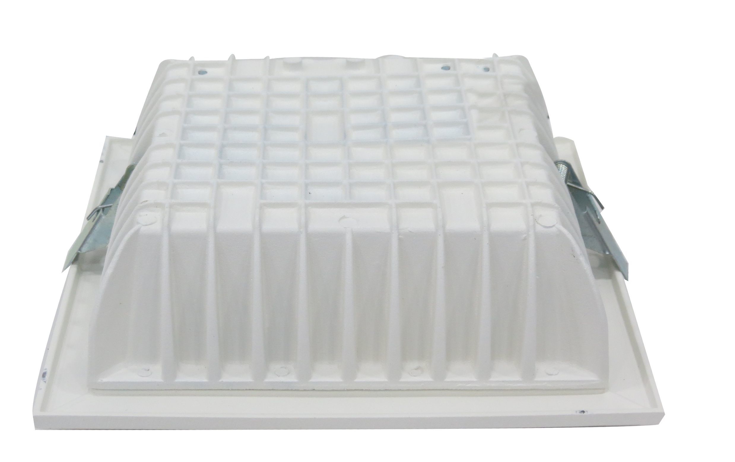 24w Es-square Dl 8" - Aluminum, 195x195mm, White, Energy Efficient Bright Led