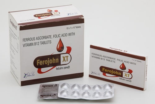 Ferrous Ascorbate, Folic Acid And Vitamin B12 Tablets