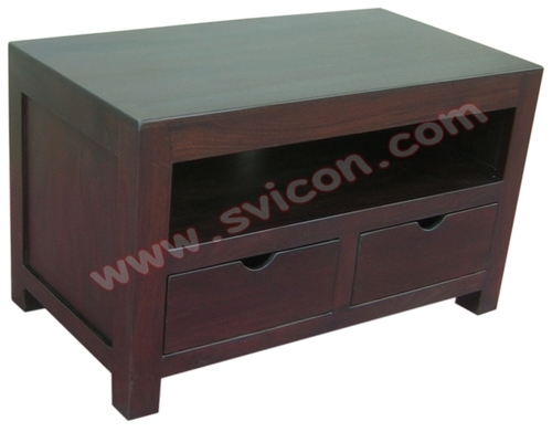 2 दराज के इनडोर फर्नीचर के साथ टीवी/डीवीडी/वीसीडी यूनिट