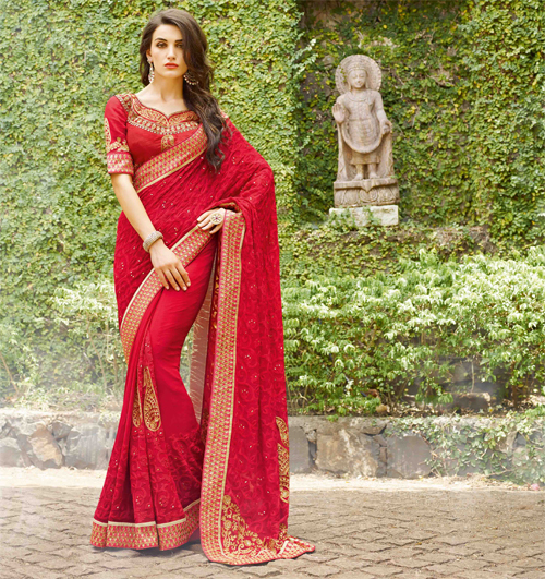 Georgette Designer Saree