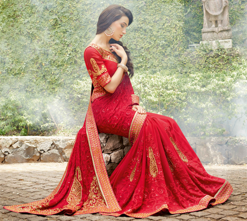 Georgette Designer Saree