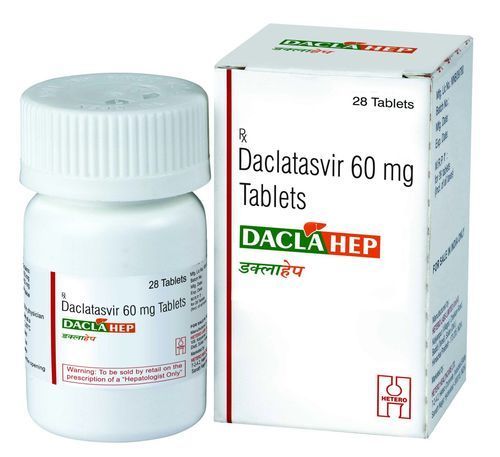DACLAHEP DACLATASVIR TABLETS - 60 mg Strength , Pack of 28 Tablets | Prescription Drug for Medical Guidance and Treatment