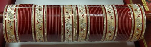 Beaded Wedding Bangles