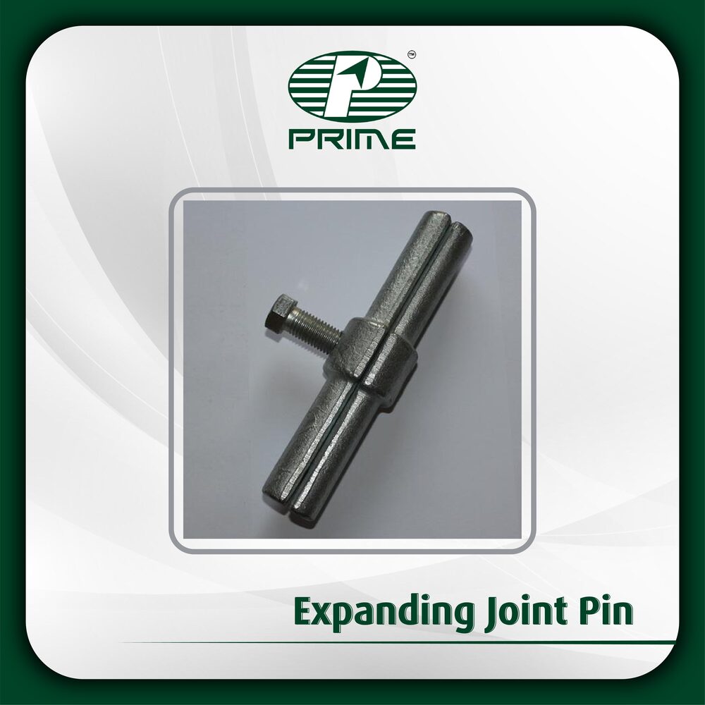 Expanding Joint Pin - High-Strength Steel, 48.3 mm Length, Hot Dip Galvanized Surface Treatment - Adjustable Connection for Scaffolding Flexibility, Easy Installation and Enhanced Load Distribution