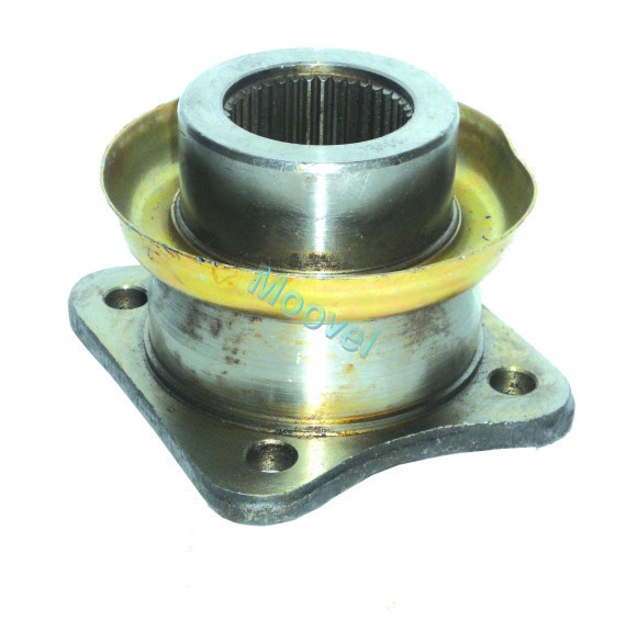 Pinion Coupling Flange - Stainless Steel, Round Shape, 500-700 Grams | Silver, Rigid Design
