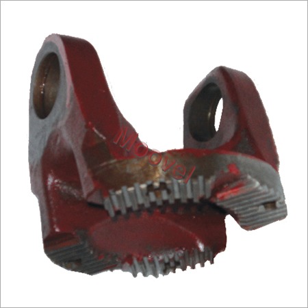 सिल्वर और मैरून फ्लेंज योक क्रॉस होल्डर