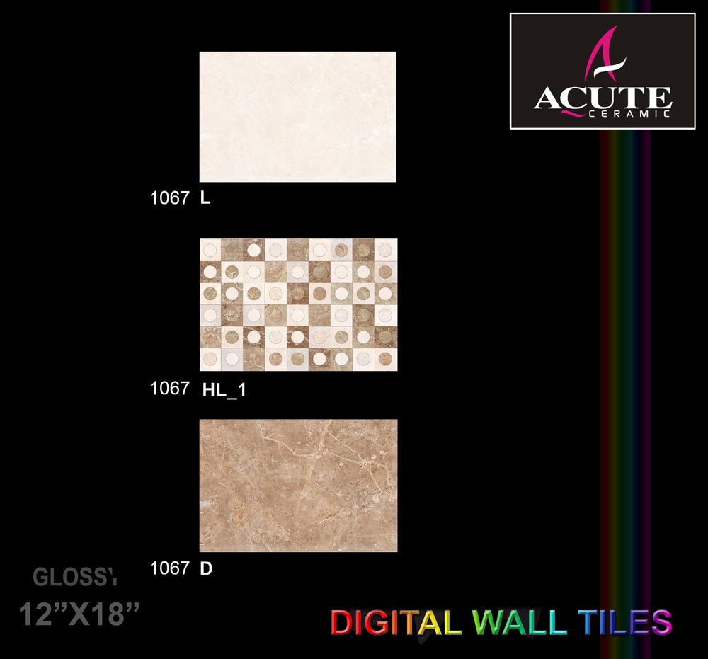 Cream Digital Printed Wall Tiles