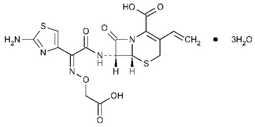 व्हाइट सेफ़िक्साइम ट्राइहाइड्रेट