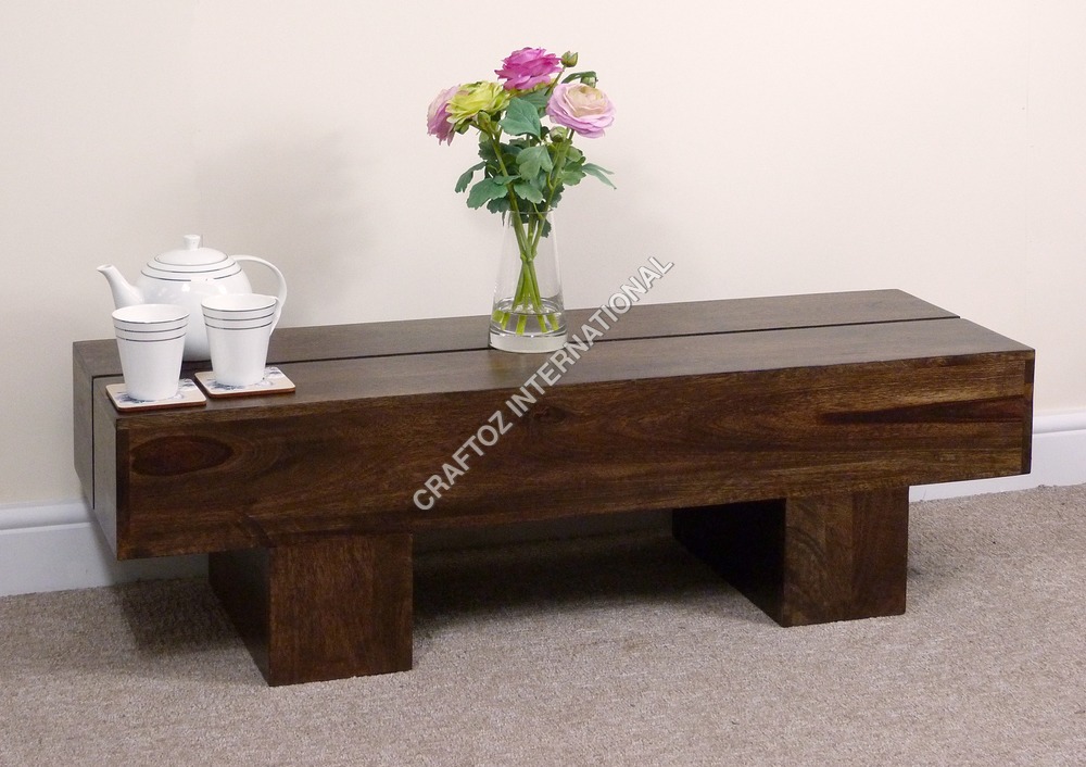 आम के लकड़ी का कॉफी टेबल