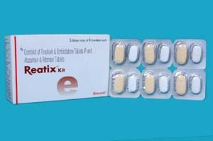 टेनोफोविर और एमट्रिसिटाबाइन टैब का कॉम्बिकिट