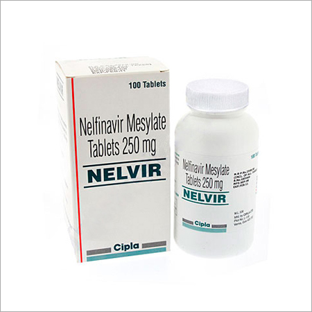 Nelfinavir Tablets - 250mg Strength, 100 Tablets Per Bottle, HIV Protease Inhibitor for Children and Adults, FDA Compliant