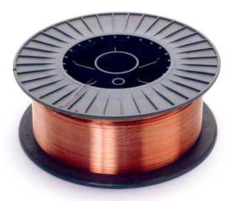 Mig Welding Wire - Copper Material, Width 2-5 Millimeter, Brown Color | New Condition, Suitable for Laboratories and Construction Use