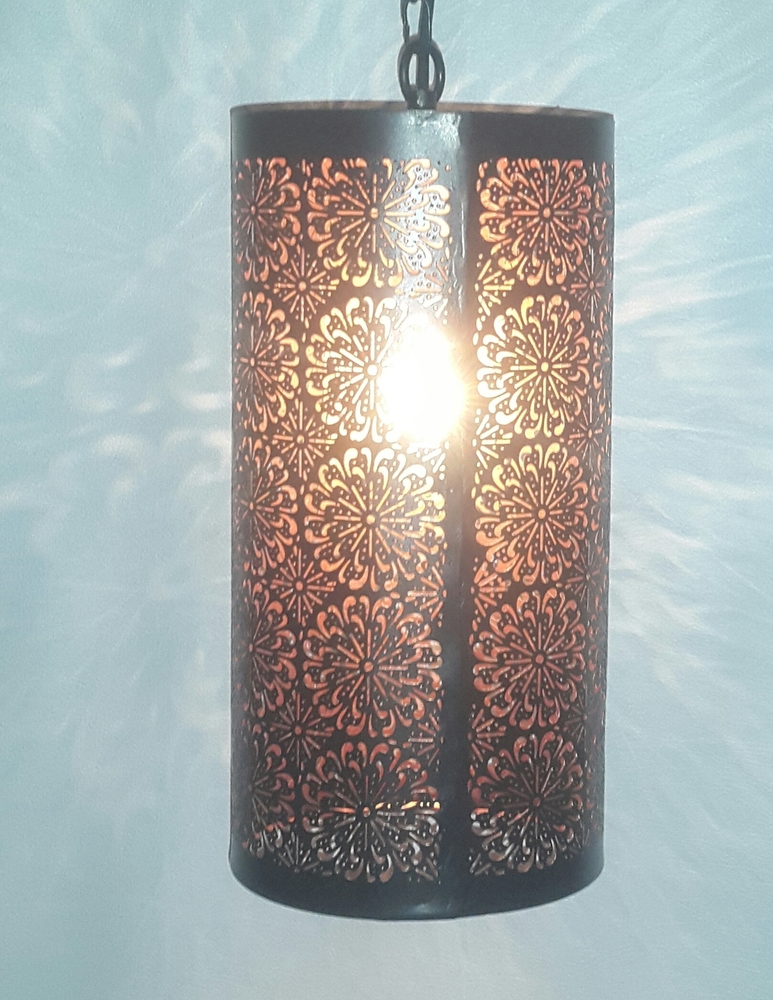 ब्रास शेड हैंगिंग लैंप