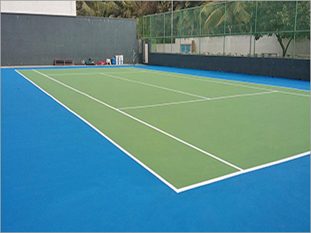 Weather Resistant Rubber Tennis Surface