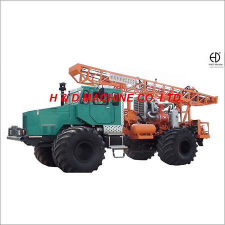 HD-T200 ट्रक पर चढ़कर ड्रिलिंग रिग