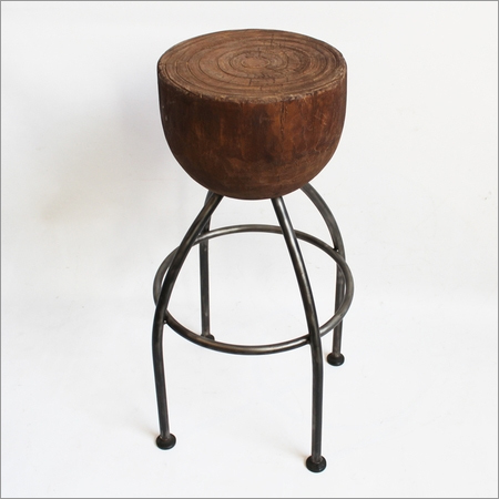 Round Stump Bar Stool