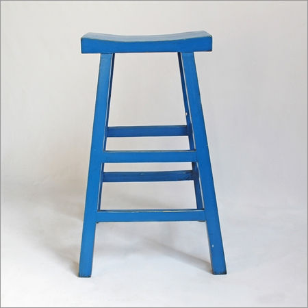 Blue Painted Sushi Stool