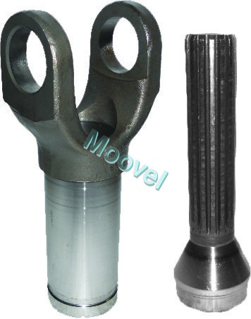 Silver And Black Sleeve Yoke & Teeth Set For Tata Truck