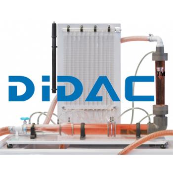 Methods Of Flow Measurement - Orifice Plate 14mm, Venturi Nozzle 84-338mm, Rotameter Max 1700L/h, Includes 6 Tube Manometers 390mm WC | Comprehensive Flow Rate Evaluation Instruments