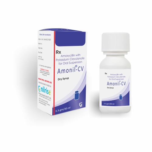 Amoxicillin 200 mg & Clavulanic acid 28.5 mg Dry Syrup