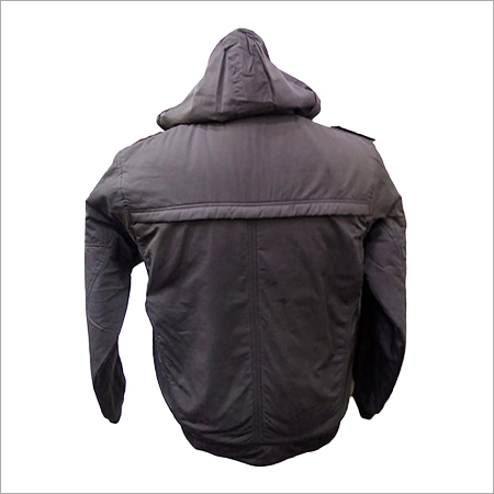 पुरुषों की टोपीदार शीतकालीन जैकेट