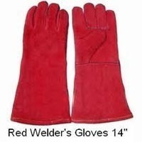 Red Winter Gloves