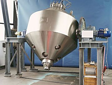 Rotary Vacuum Dryer Drying
