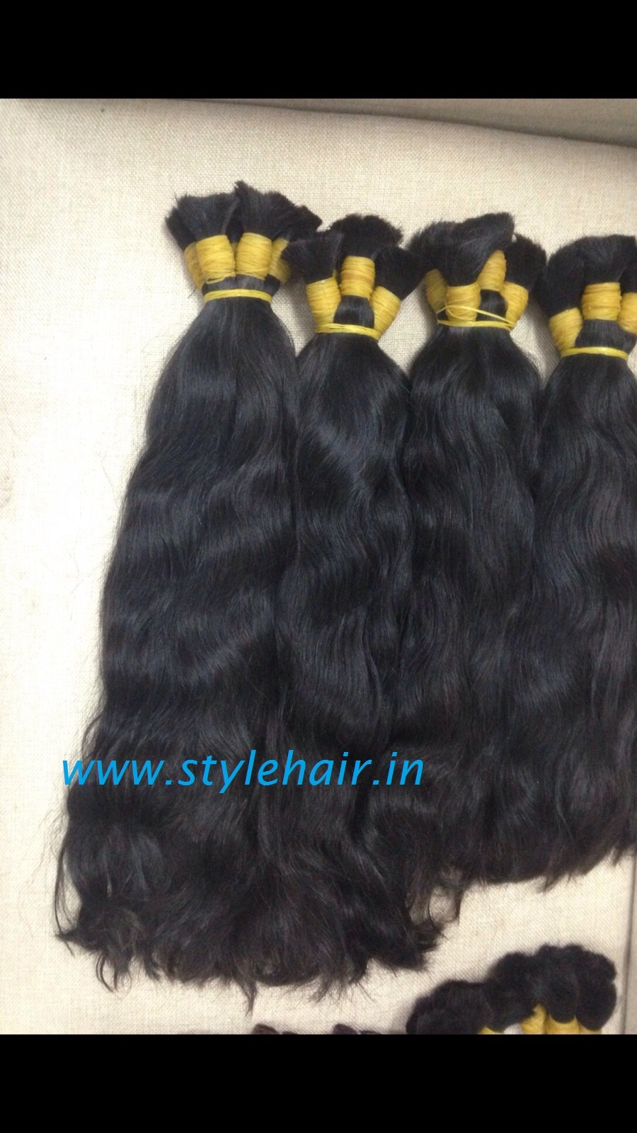 Weft Hair - Human Hair, Various Lengths, Black | Adds Volume, Natural Look, Versatile Styles, Durable, Easy To Dye