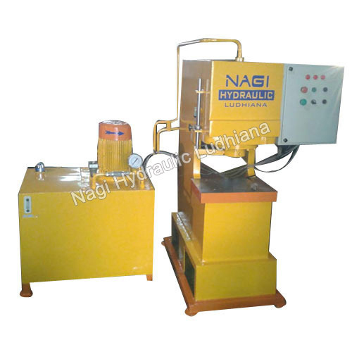 Hydraulic Stamping Machine - 220V Electric, Mild Steel Construction | Manual Control, Semi Automatic Cutting Function