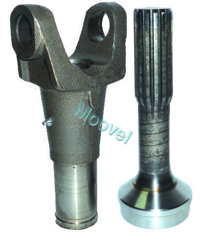 Silver And Black Sleeve Yoke & Teeth Set