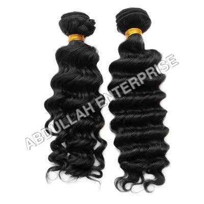 डीप कर्ली वेव वेफ्ट हेयर