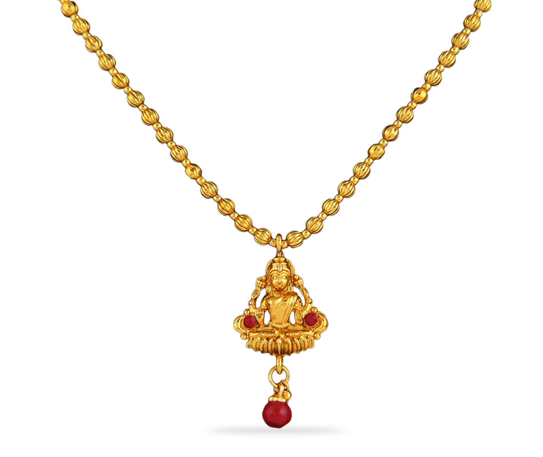 Goddess Laxmi Pendant Earrings Set 420