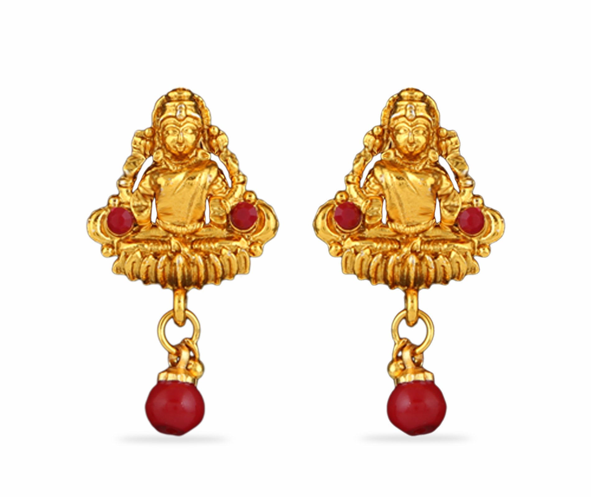 Goddess Laxmi Pendant Earrings Set 420