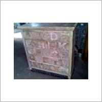 दराज की अलमारी लकड़ी का हस्तशिल्प