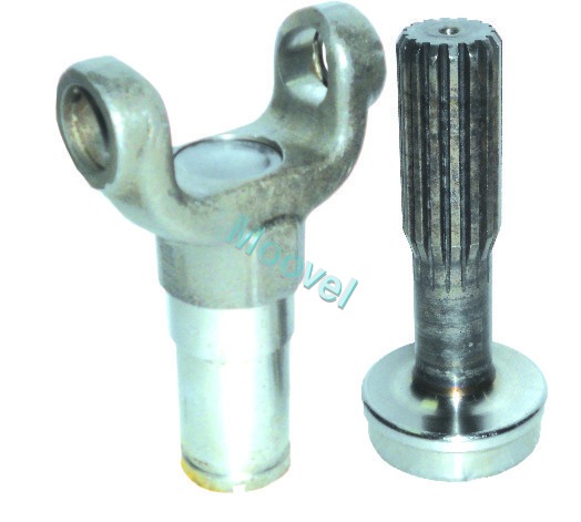 Silver And Black Sleeve Yoke & Teeth Set