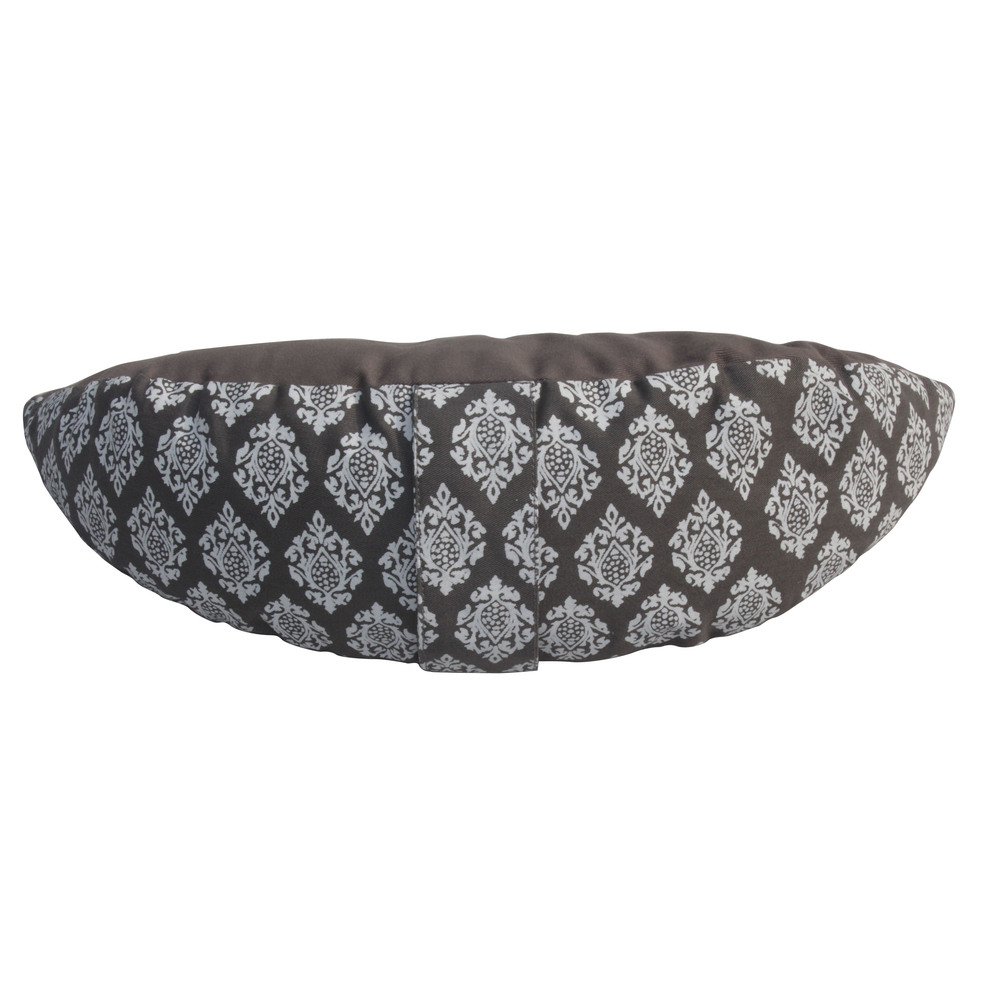 Crescent Cushion - 100% Cotton, 45 x 15cm, Customized Color & Sizes | Buckwheat Hull Filling, Zippered Cotton Drill, Ideal for Car & Chair