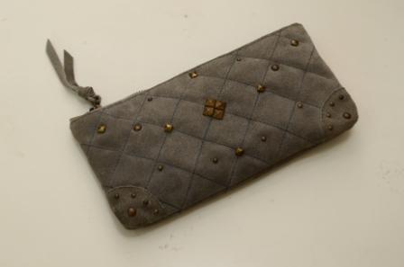 Newest Ladies Fashion Handbag Gray Colored With Go
