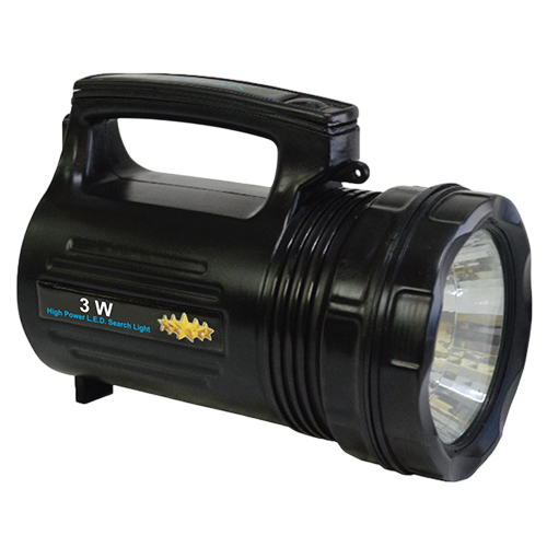 Dragon Search Light XM 1000 - A.B.S., 210x160x120 mm | 10W LED, 1 KM Range, >6 Hrs Running Time, Eco-Friendly, Energy Saving, Water Resistant, Instant Start