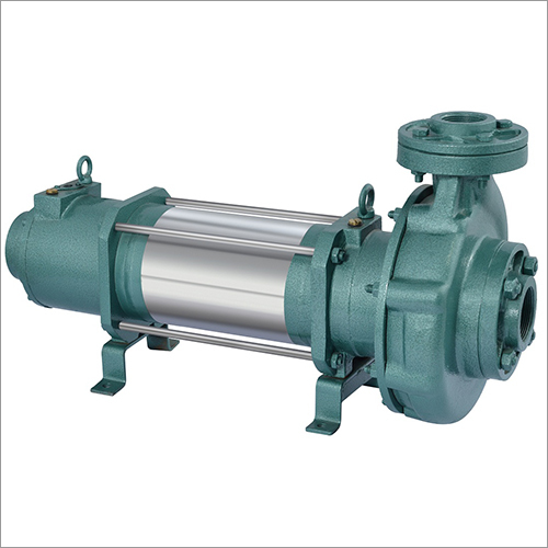 Single Body Openwell Submersible Pump Set - Cast Iron & Stainless Steel, 0.5 to 25 HP, Green & Silver | High Pressure, Durable, Easy to Repair, Long-lasting Efficiency