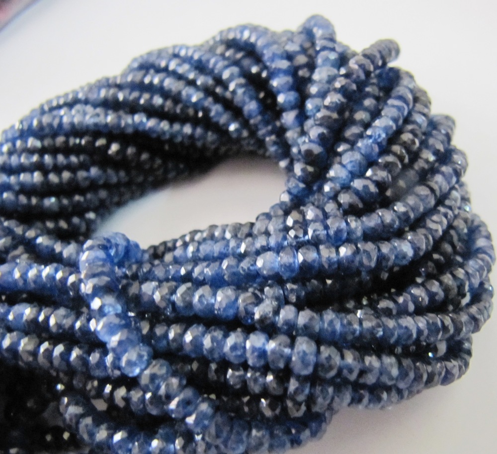Natural Blue Sapphire Beads