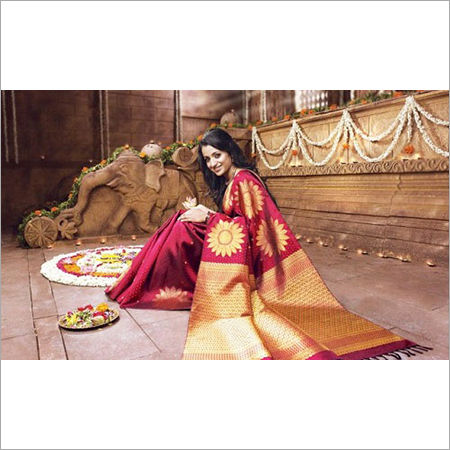 Red & Golden Kanjivaram Sarees