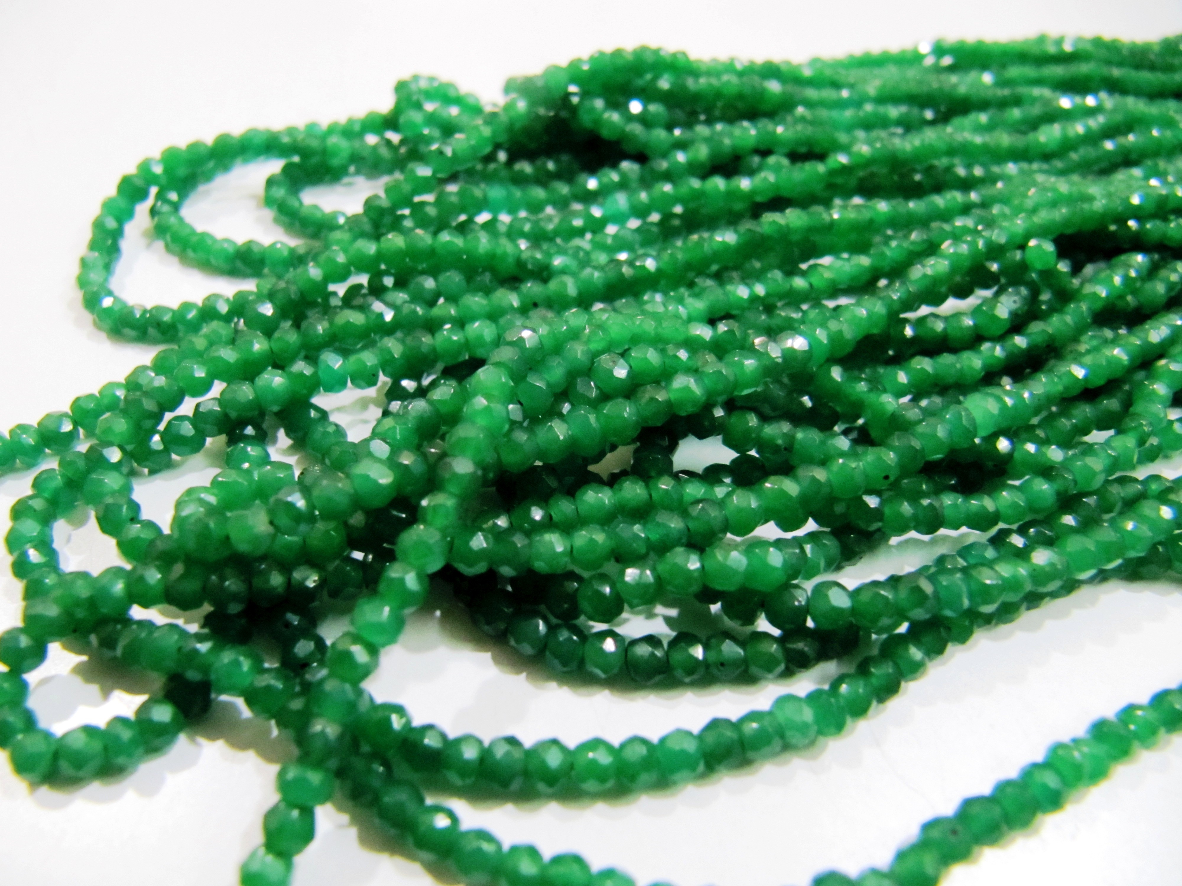 Green Emerald Beads