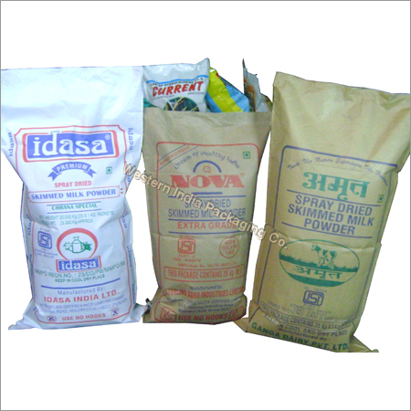 HDPE पेपर लैमिनेटेड पॉलिएस्टर बैग