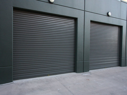 Steel Rolling Shutter - Aluminum Material, Vertical Opening Pattern | Rugged Design with Anti-Corrosive Coating and Safety Clutch