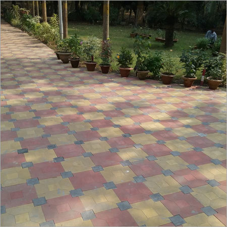 बाहर के लिए रंगीन टाइलें