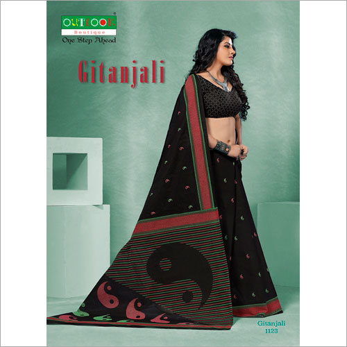 Black Designer Sarees