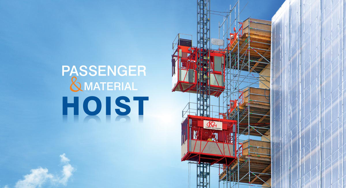 Passenger Material Hoist - Durable Steel Frame, 1000 Kg Capacity, Efficient Vertical Lifting Solution