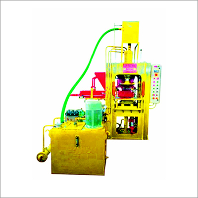 Yellow Fully Automatic Block Machine